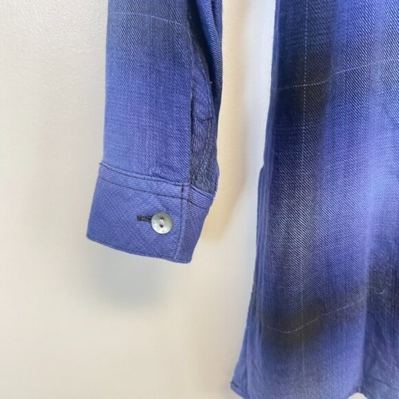 J. Jill Blue Plaid Tunic - Picture 8 of 9